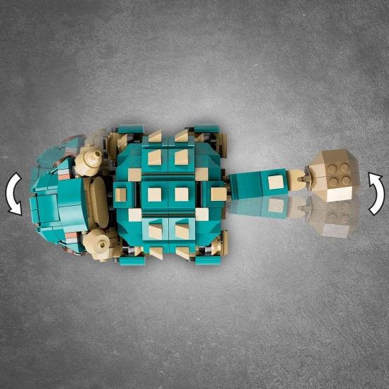 LEGO Jurassic World 76962 Kleine Bumpy Ankylosaurus mit beweglichem Kiefer und Schwanz
