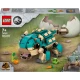 LEGO Jurassic World 76962 Kleine Bumpy Ankylosaurus mit beweglichem Kiefer und Schwanz