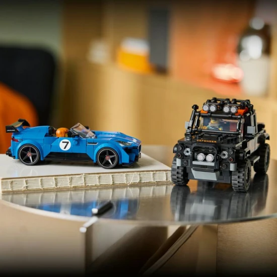 LEGO Speed Champions 77264 Jaguar Project 7 und Land Rover Defender LEGO Speed Champions 77264 Jaguar Project 7 und Land Rover Defender