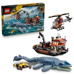 LEGO Jurassic World 77983 Mosasaurus-Dinosaurier greift Boot an
