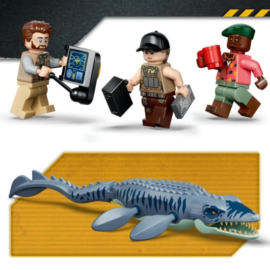 LEGO Jurassic World 77983 Mosasaurus-Dinosaurier greift Boot an LEGO Jurassic World 77983 Mosasaurus-Dinosaurier greift Boot an