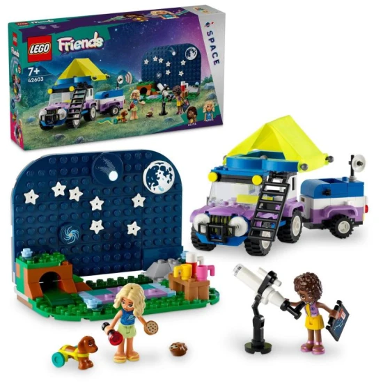 LEGO Friends Sternenbeobachtungs-Wohnwagen Bauen Sie mit dem Lego Friends Stargazing Caravan Ihren eigenen Wohnwagen zur Sternenbeobachtung.