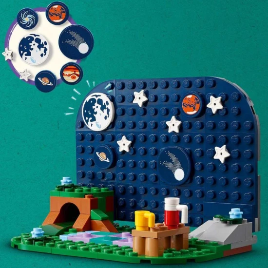 LEGO Friends Sternenbeobachtungs-Wohnwagen Bauen Sie mit dem Lego Friends Stargazing Caravan Ihren eigenen Wohnwagen zur Sternenbeobachtung.