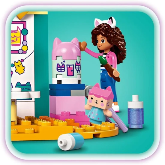 LEGO Gabis magisches Haus – Kreation mit Baby Box: Kreativset für Kinder mit den Figuren Gabi und Baby Box, zum Malen und Modellieren.