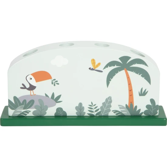 Safari Tiere Spring-Spiel mit Giraffe, Löwe, Zebra und Leopard – Motorikspielzeug für Kinder