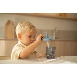 Trinkbecher mit Strohhalm 250 ml Forest Friends Trinkbecher mit Strohhalm 250 ml Forest Friends