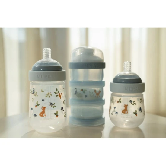 Little Dutch Babyflaschen 165 ml + 240 ml + 2 Sauger Forest Friends Little Dutch Babyflaschen 165 ml + 240 ml + 2 Sauger Forest Friends
