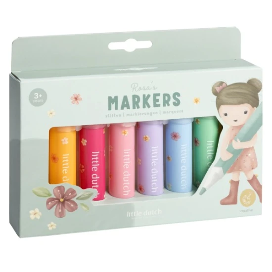 Little Dutch Filzstifte 8 Stk Rosa