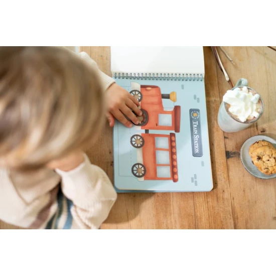 Little Dutch Buch mit Ausschneide-Autos Jim