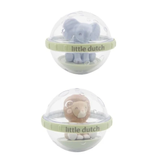 Little Dutch Drehende Badebälle 2 Stück Safari Friends 2017502LD