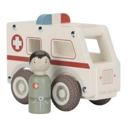 Krankenwagen aus Holz Krankenwagen aus Holz