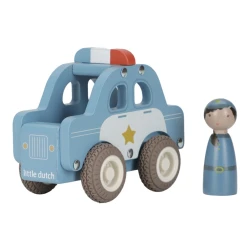Polizeiauto aus Holz