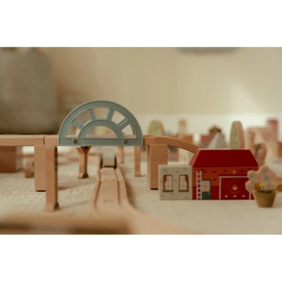 Little Dutch Holz-Zugbahn XL