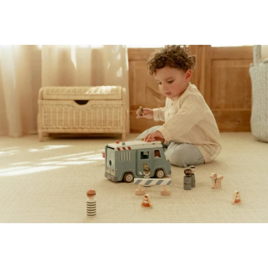 Little Dutch Polizeitransporter aus Holz