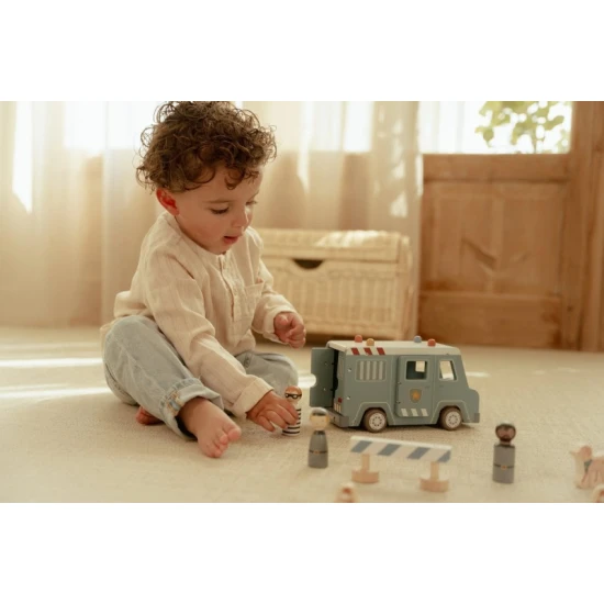 Little Dutch Polizeitransporter aus Holz