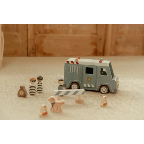 Little Dutch Polizeitransporter aus Holz