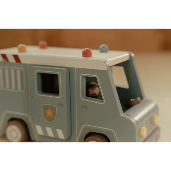 Little Dutch Polizeitransporter aus Holz