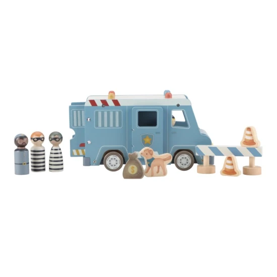 Little Dutch Polizeitransporter aus Holz