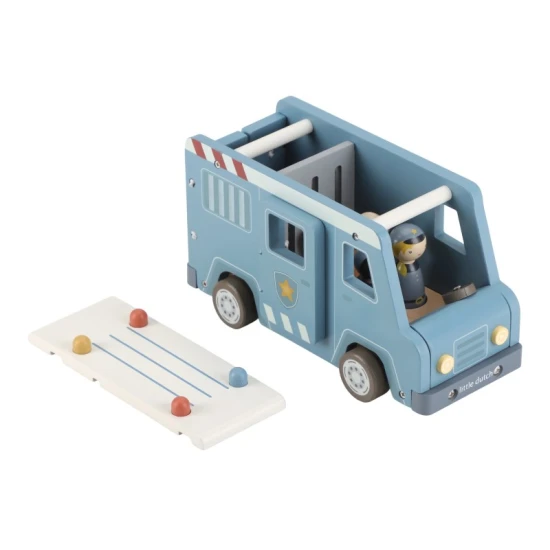 Little Dutch Polizeitransporter aus Holz