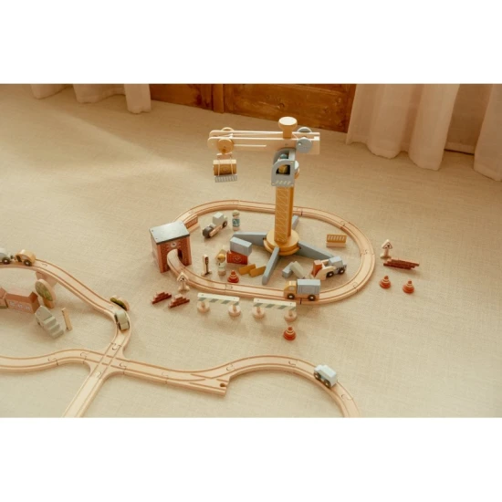 Little Dutch Set mit Kran und Schienen