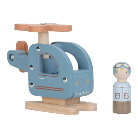 Little Dutch Hubschrauber aus Holz
