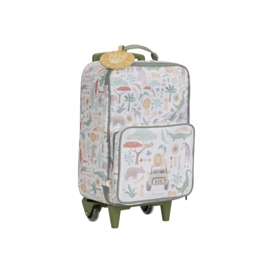 Little Dutch Kinderkoffer mit Rollen Safari Friends