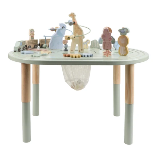 Holz-Aktivitätstisch XL Safari Friends Little Dutch Holz-Aktivitätstisch XL Safari Friends 7441LD