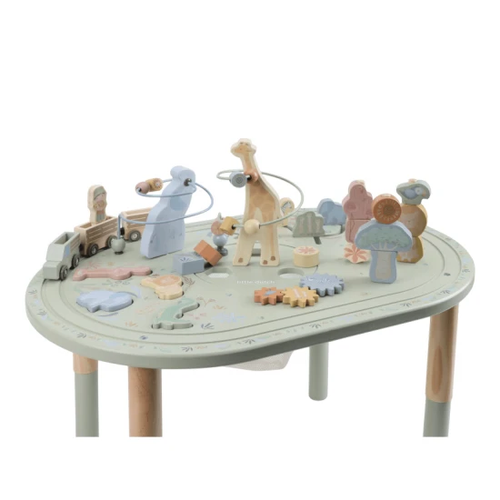 Holz-Aktivitätstisch XL Safari Friends Little Dutch Holz-Aktivitätstisch XL Safari Friends 7441LD