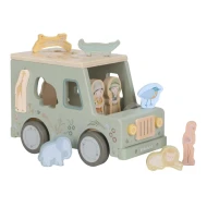 Auto mit Einlegeformen aus Holz Safari Friends