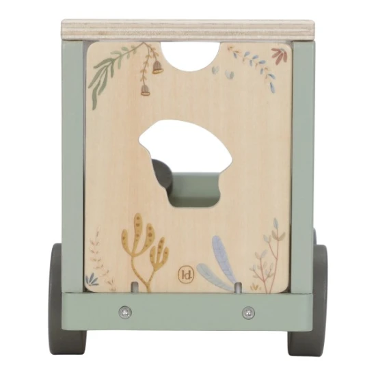 Little Dutch Auto mit Einlegeformen aus Holz Safari Friends