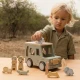 Little Dutch Auto mit Einlegeformen aus Holz Safari Friends