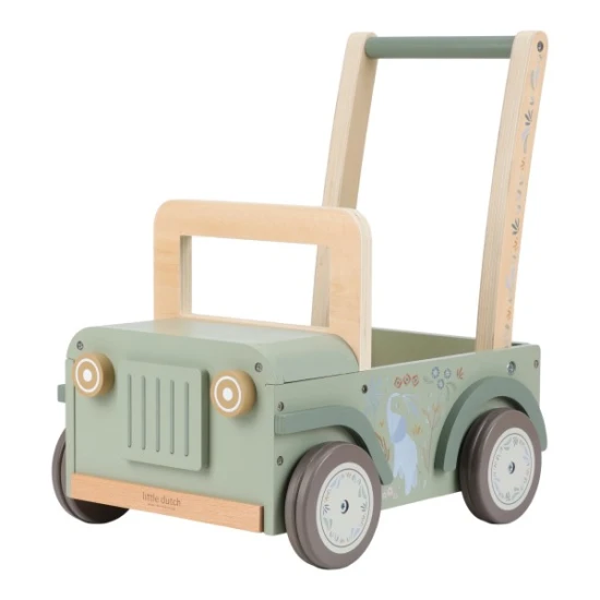 Little Dutch Auto-Anhänger aus Holz Safari Friends