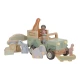 Little Dutch Auto mit Tieren aus Holz Safari Friends
