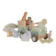Little Dutch Auto mit Tieren aus Holz Safari Friends