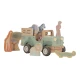 Little Dutch Auto mit Tieren aus Holz Safari Friends