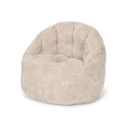 Kinder-Plüschsessel Soft Beige