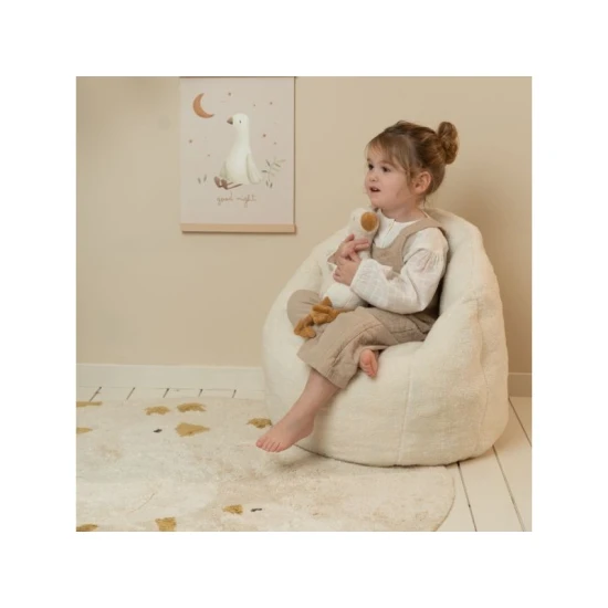 Little Dutch Kinder-Plüschsessel Soft White Little Dutch Kinder-Plüschsessel Soft White