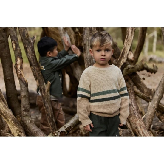 Little Dutch Strickpullover Warm Taupe