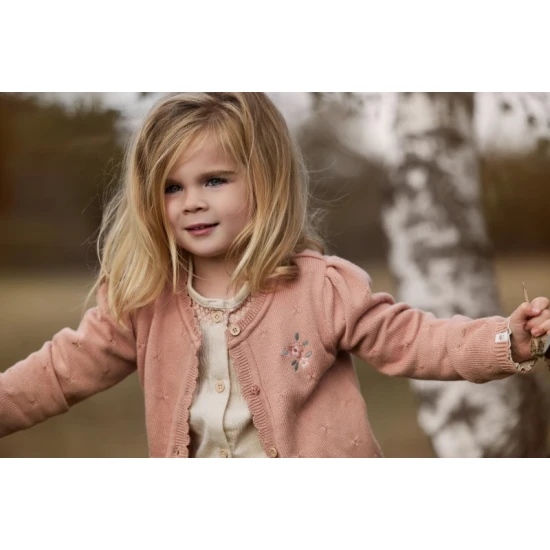 Little Dutch Strickjacke Deep Pink Little Dutch Strickjacke Deep Pink