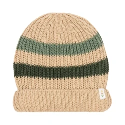 Strickmütze Warm Taupe