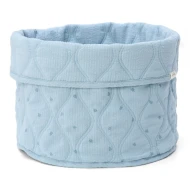Textilkorb doppelseitig groß Pure Denim Blue