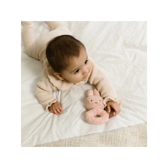 Little Dutch Rassel Häschen Miffy Pink Flower