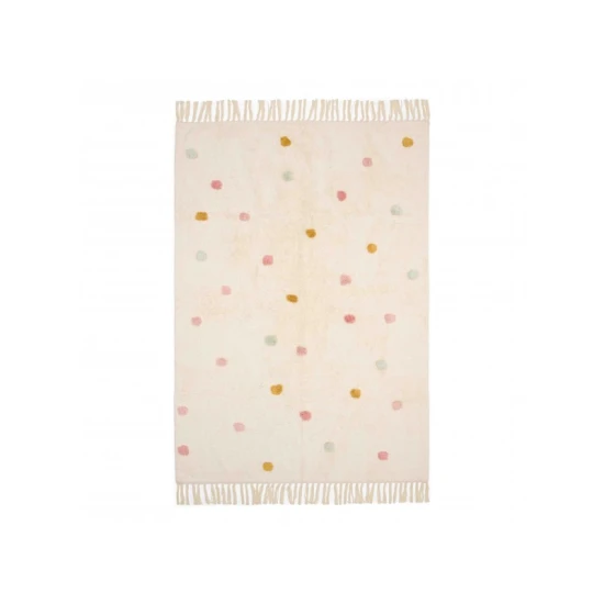 Little Dutch Teppich mit Punkten Pink 120x170 cm