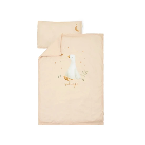 Little Dutch Bettwäsche-Set 140x100 a 40x60 cm Husa Newborn Naturals