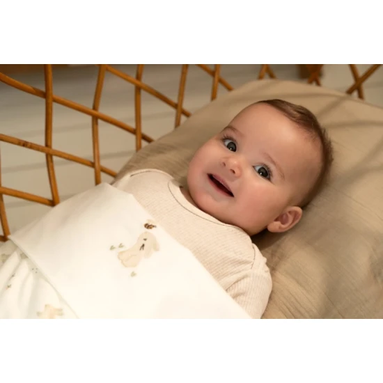 Little Dutch Spannbettlaken 40x80 cm Pure Soft Beige