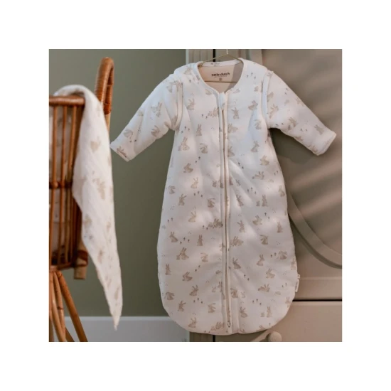 Little Dutch Schlafsack mit abnehmbaren Ärmeln 70 cm Baby Bunny