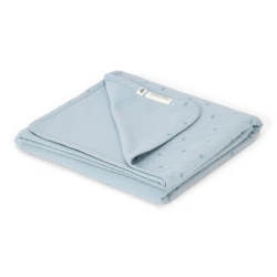 Decke 70x100 cm Pure Denim Blue