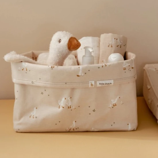 Little Dutch Textilkorb groß Gans Newborn Naturals Little Dutch Textilkorb groß Gans Newborn Naturals