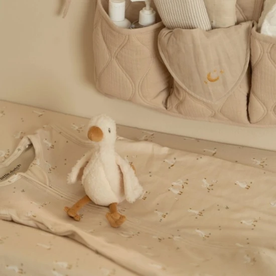 Little Dutch Bezug für Wickelauflage Gans Newborn Naturals