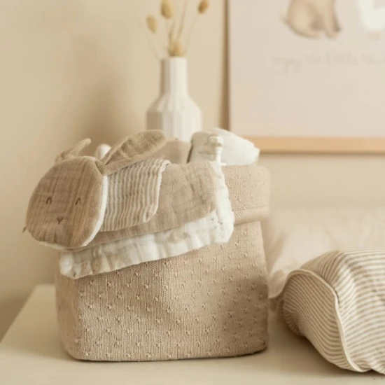 Little Dutch Geflochtener Korb klein Pure Soft Beige Little Dutch Geflochtener Korb klein Pure Soft Beige